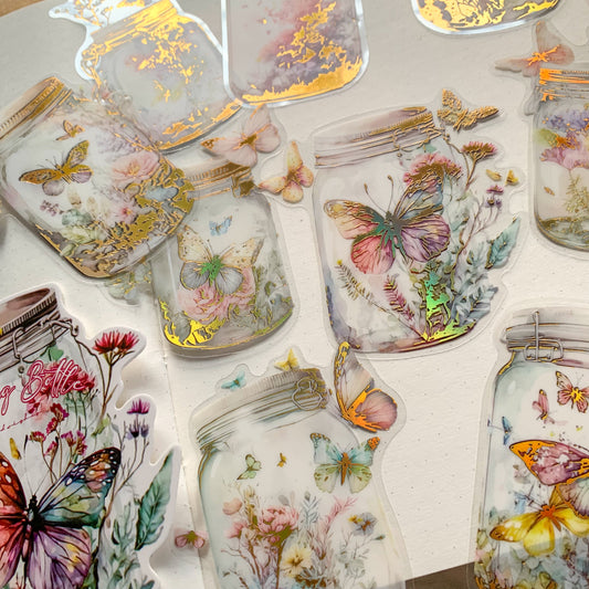 Mg04041 Wishing Bottle Pet Sticker Bag 10Pc