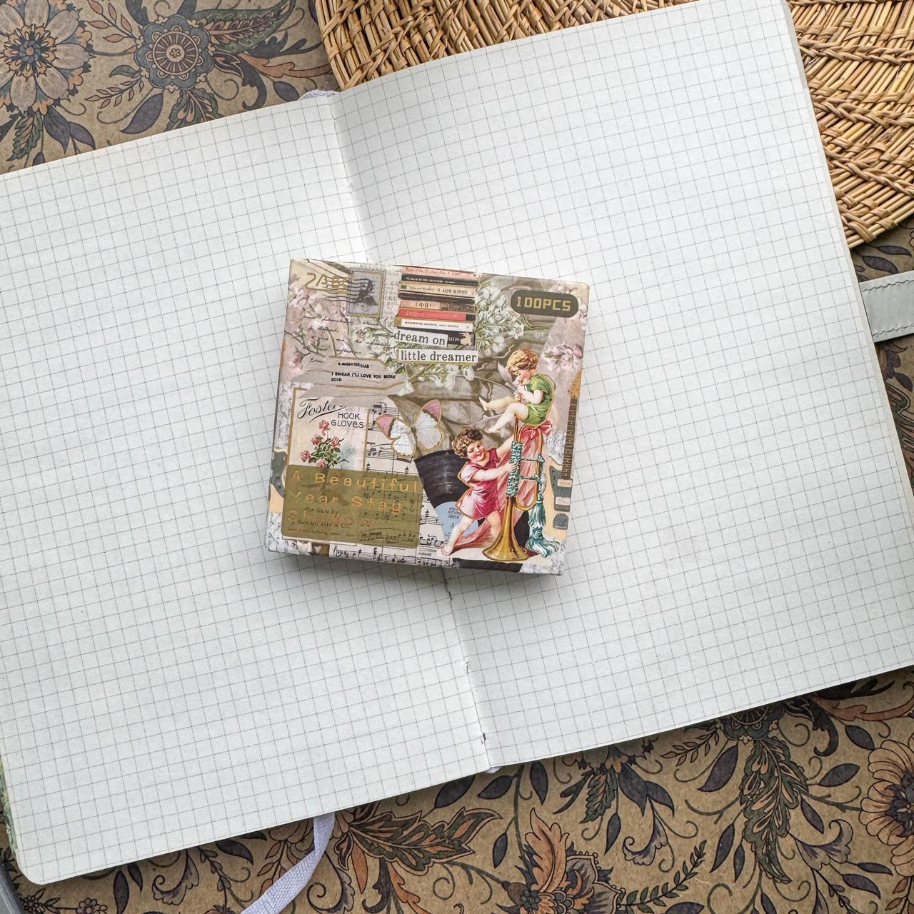 EYSY0402 - 100 sheets sticker box| sticker candy heart langu series children cute sticker waterproof pet hand account diy film card