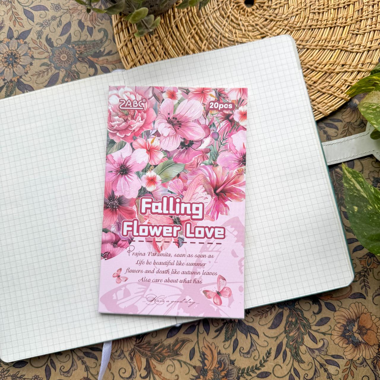 FHYX806|G-6| - sticker book Flower image series Large quantity die-cut stickers Retro material creative stickers