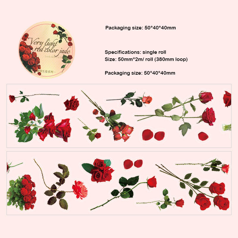 FYSZ602 -Sticker Roll| tape pitching posture series landscape cutting film hand account waterproof pet tape hand account sticker rolls