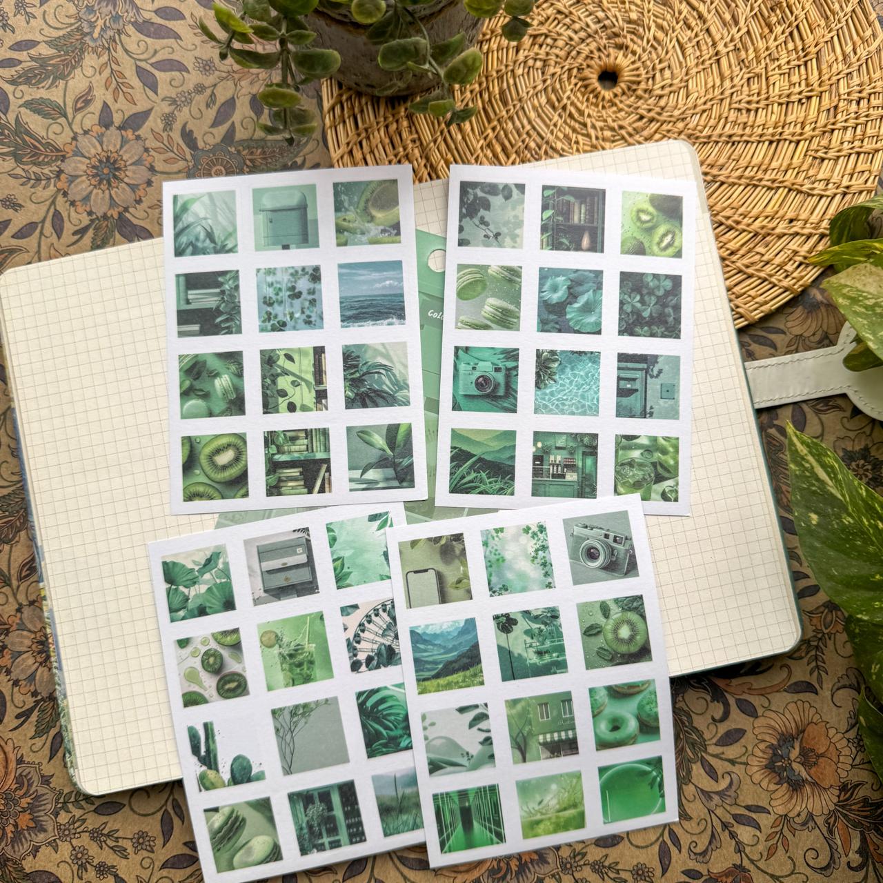 GSSHB604|G-8| - sticker light color life book hand account sticker bag ins wind hand account material cutting film creative sticker