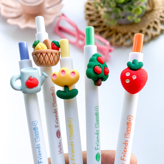 KQ0701 | 5 Pcs Gel Pen Set | Cute Pen Set