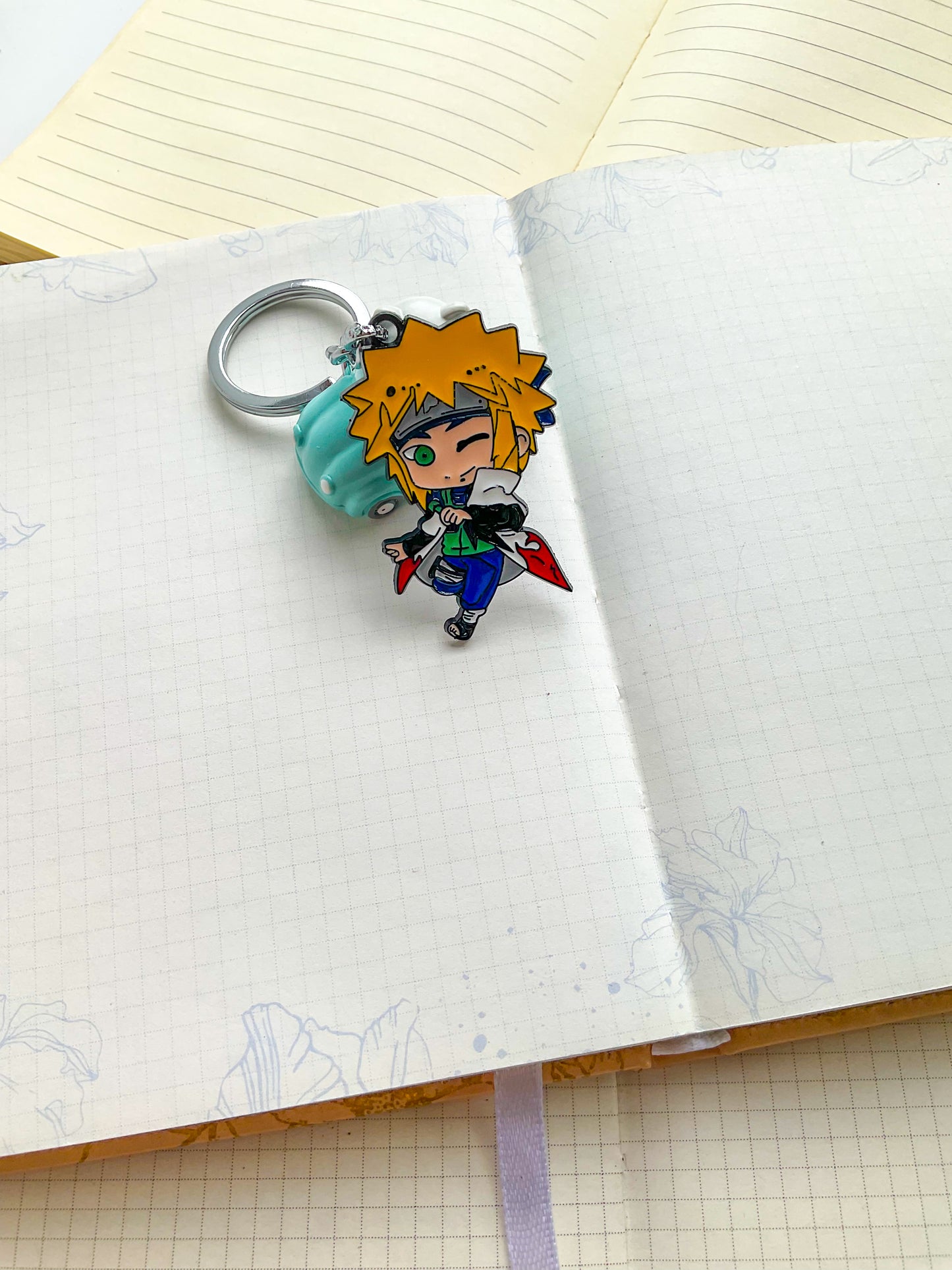 Naruto Minato Metal Keychain| Cool Sharingan Keychain cute