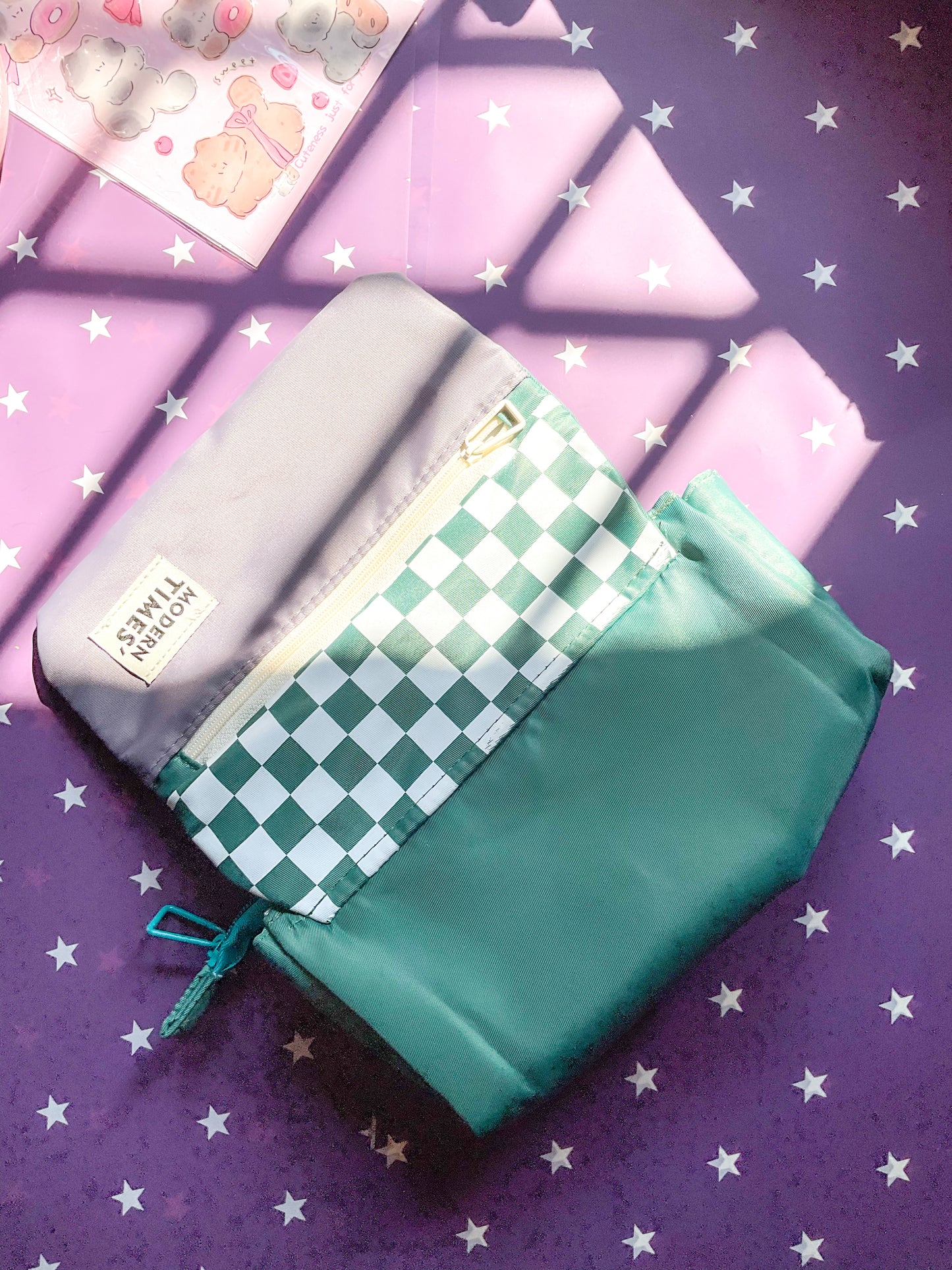 KV53042-R27 Premium Kawaii Pencil Case| Cute Stationery Pencil Bag| Large Capacity Pencil Pouch Green