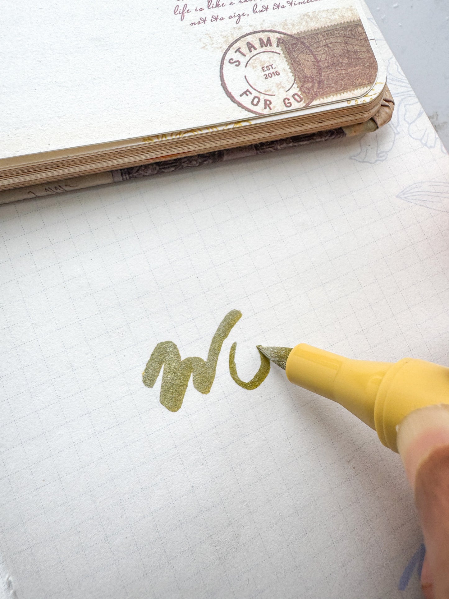 Csh805 Golden Acrylic Painter | 1 pcs | Brush Pen