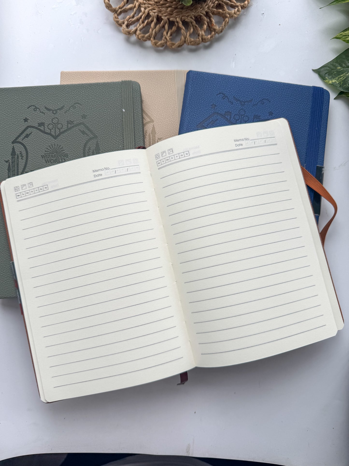 Harry Potter Diary | Green  Leather Finish A5