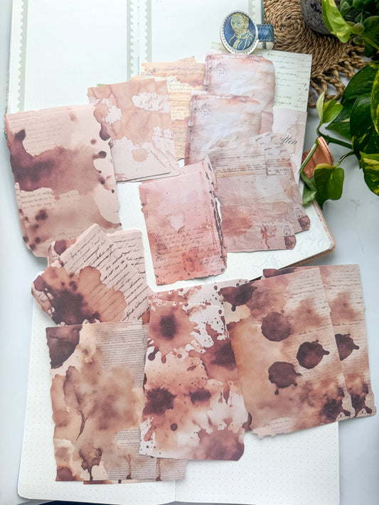 Sxzj004 |G5|  Vintage Paper Pack | 20 pcs 100*140mm