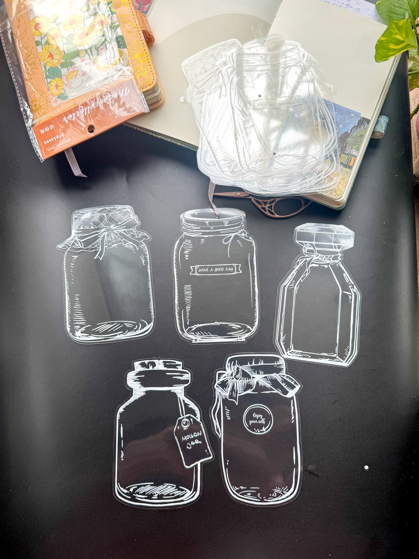Rmlm005|G-5| Transparent Jar Sticker | Dream Collector series | 4*5 20 pcs. 95*140mm