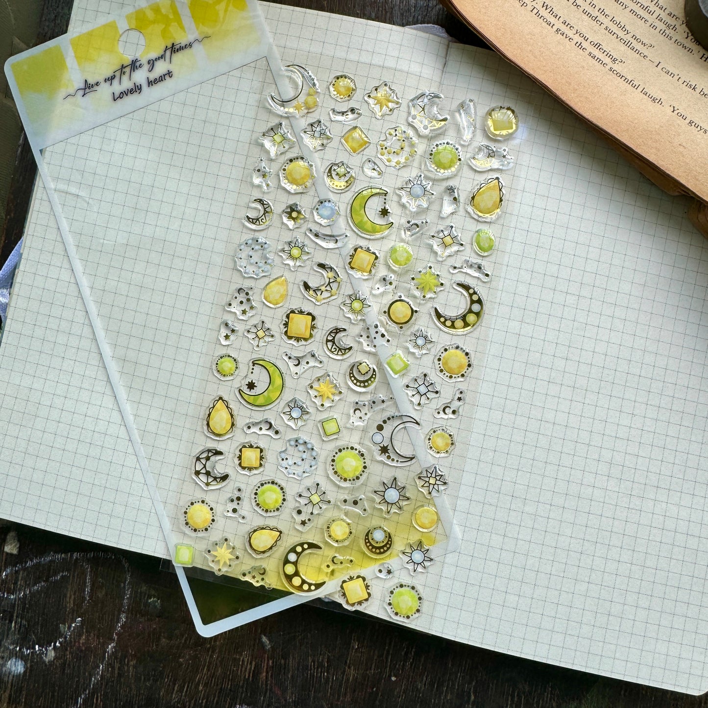 YTAS106 Lovely Heart 3d Foiled Sticker|G-11| | 1 sheetg