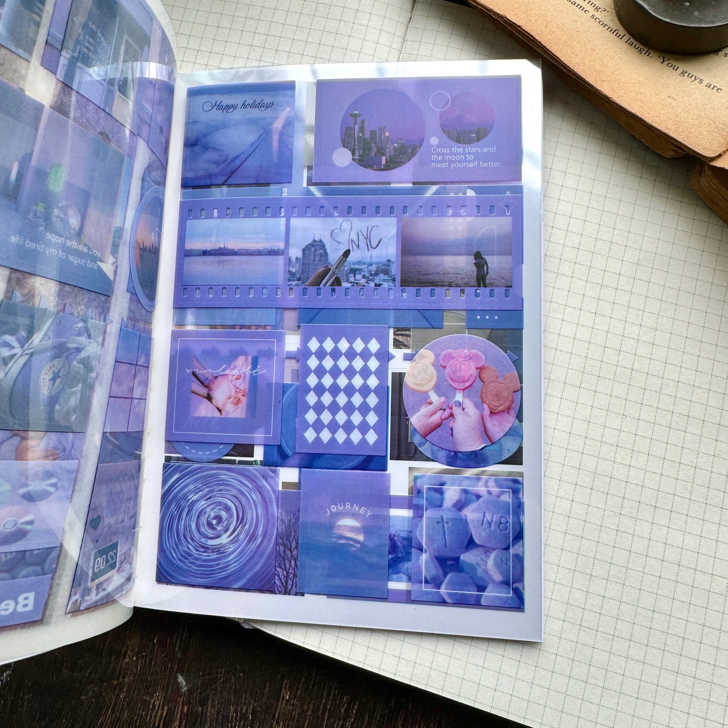 KQ989tk Paper Cutout & Sticker Book with Paper Sticker Pet Sticker | 20 Sheets | Sticker Booklet