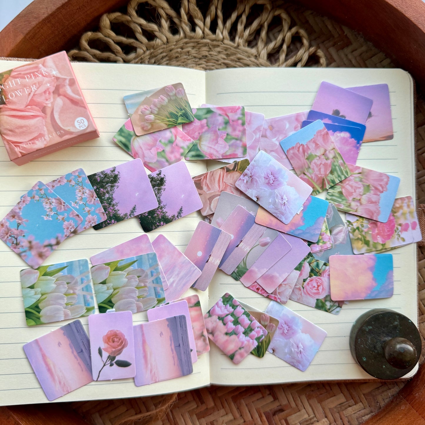 KQ1026SH Paper Sticker Box (6 boxes inside ) TOTAL 300 Stickers