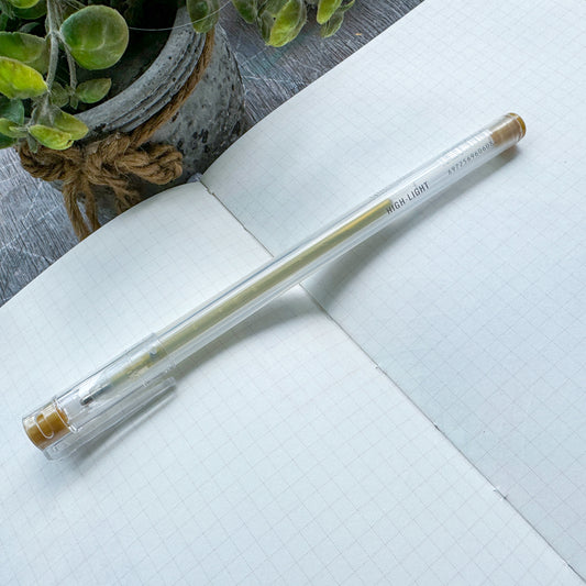 KC2028G Metallic golden Pen | Golden 1 pc 0.8mm
