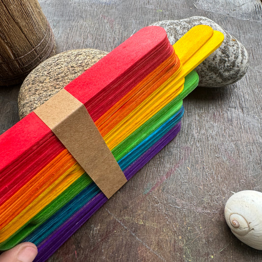 Colorful Ice-cream Stick For School and Crafting Projects| Big sticks