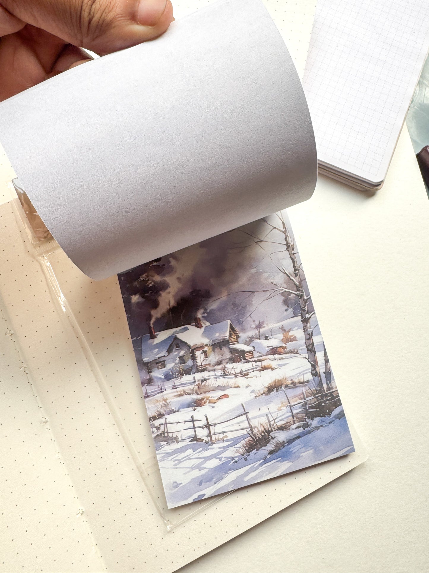 Cxyx-604 Christmas Snow Vintage Paper Pack | 30 pcs