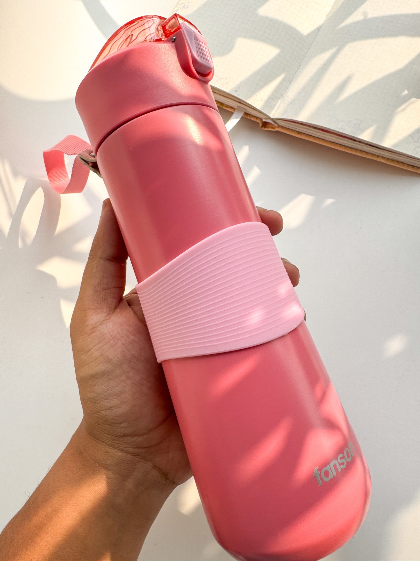 Metal Water Bottle Absolute Premium Quality  Pink