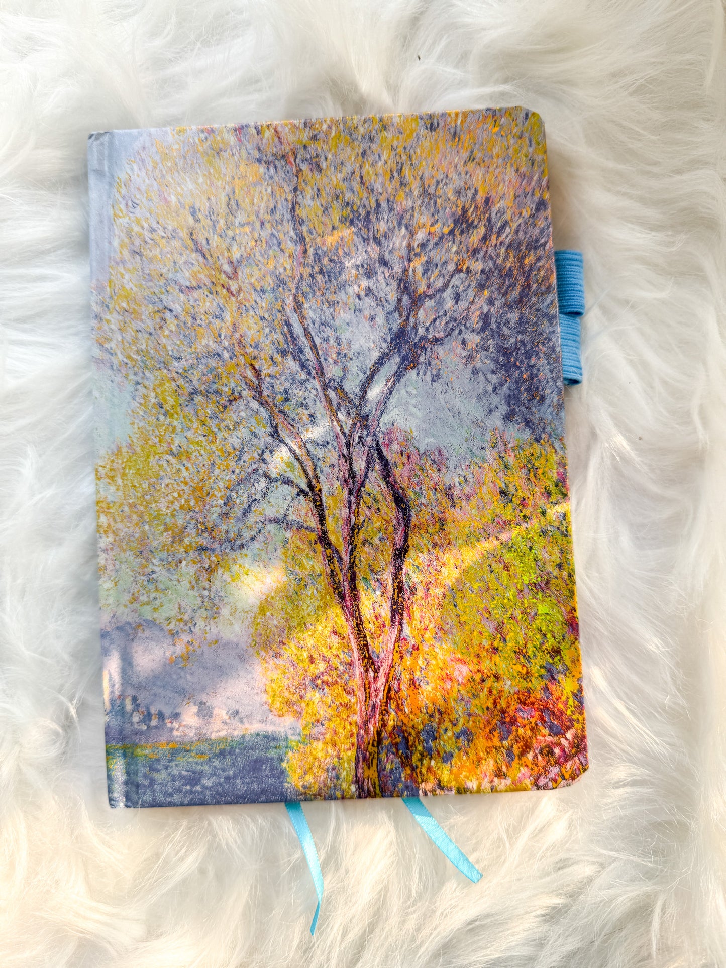 72001 Vintage Notebook VanGogh Fluffy Cover | Ruled NotebookA5