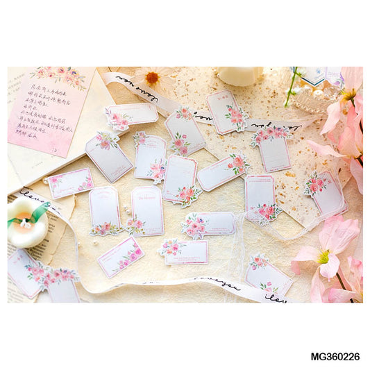 Mg360226 Blooming Dreamer Paper Cutout Sticker 30P