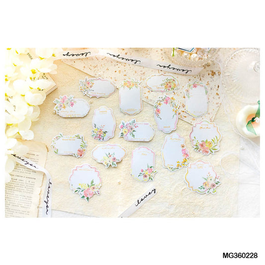 Mg360228 Blooming Dreamer Paper Cutout Sticker 30P