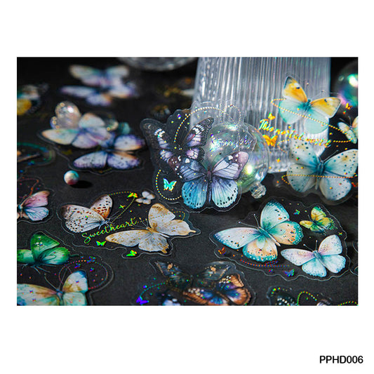 Pphd006 Graceful Butterfly Sticker 20Pc
