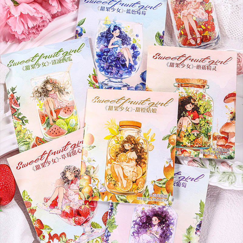 Tgsn004 Sweet Fruit Girl Deco Sticker