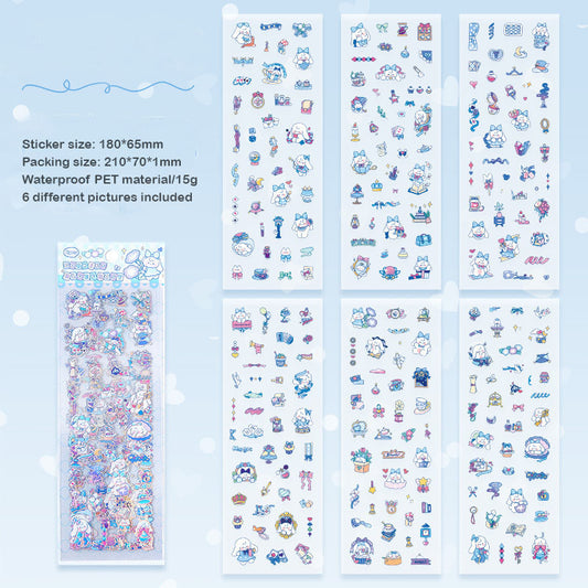 TGXY402 - sticker candy heart langu series children cute sticker waterproof pet hand account diy film card