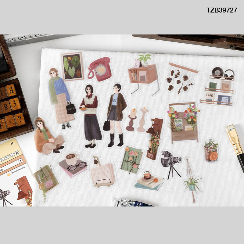 Tzb39727 |G4| Infeel Pet Sticker Pack 20Pc | Girl Stickers