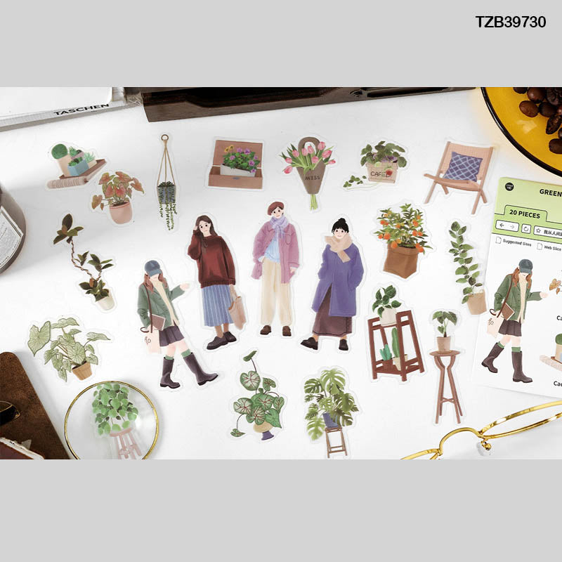 Tzb39730|G4| Infeel Pet Sticker Pack 20Pc | Girl Stickers