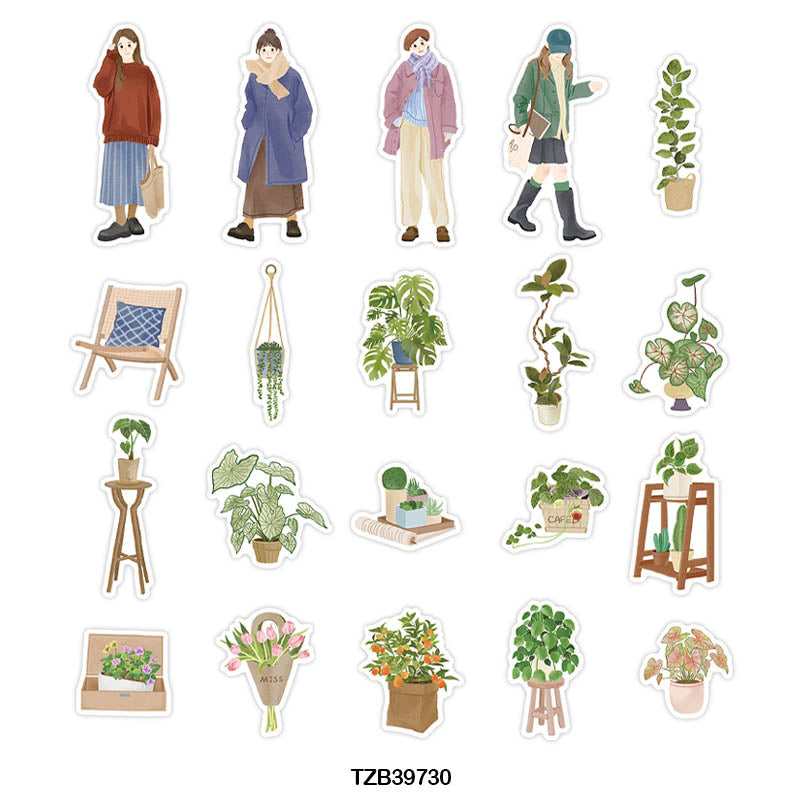 Tzb39730|G4| Infeel Pet Sticker Pack 20Pc | Girl Stickers