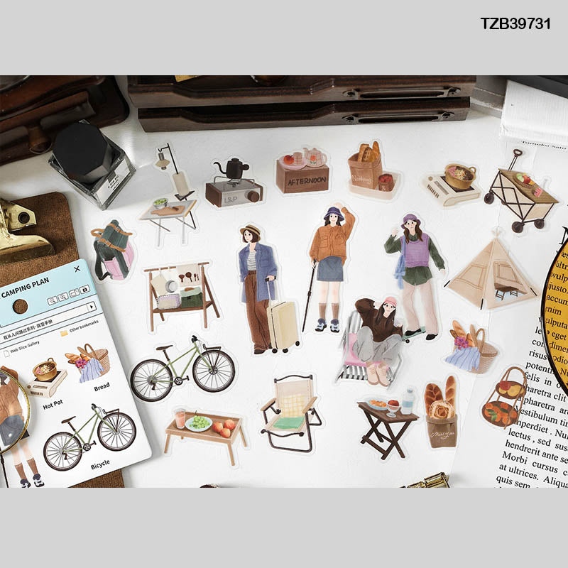 Tzb39731|G4| Infeel Pet Sticker Pack 20Pc | Girl Stickers
