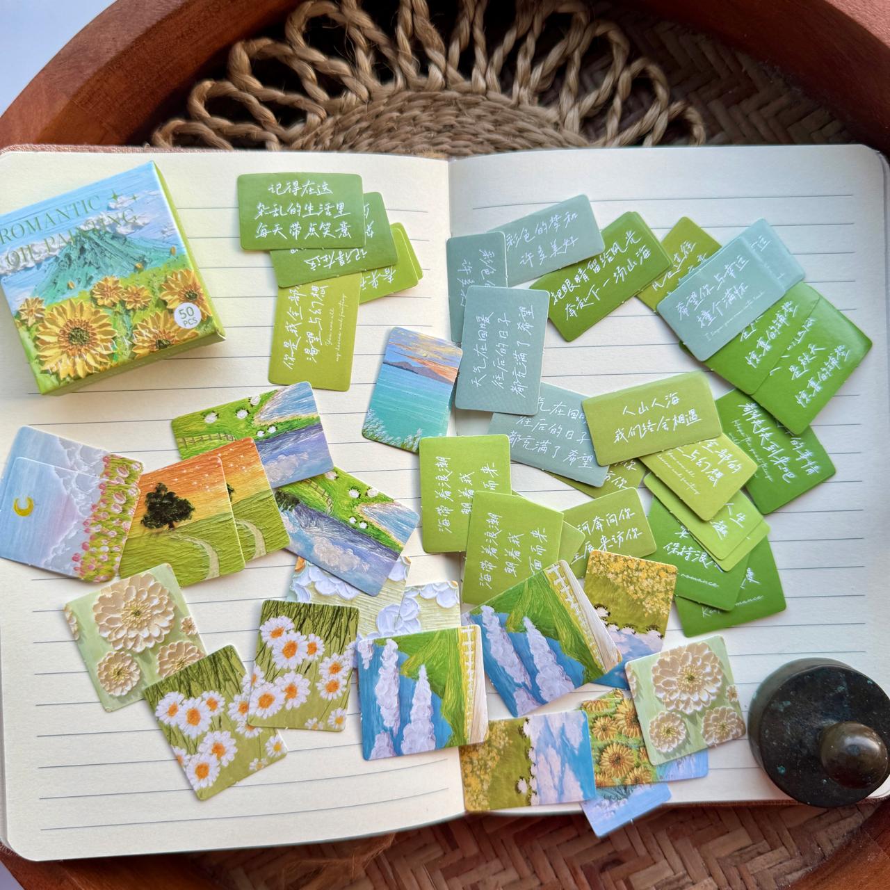 KQ1027ROP |RD| Paper Sticker Box (6 boxes inside ) TOTAL 300 Stickers
