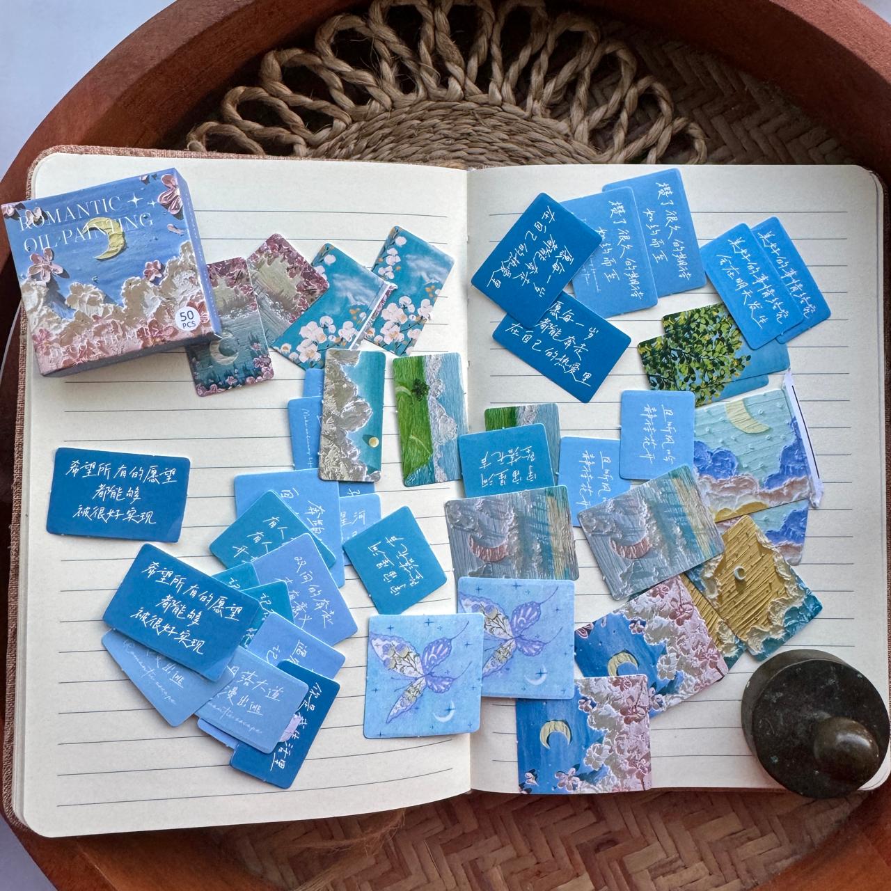 KQ1027ROP |RD| Paper Sticker Box (6 boxes inside ) TOTAL 300 Stickers