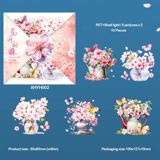 MHD XHYH002 Beutiful Day Deco Sticker 10Pc