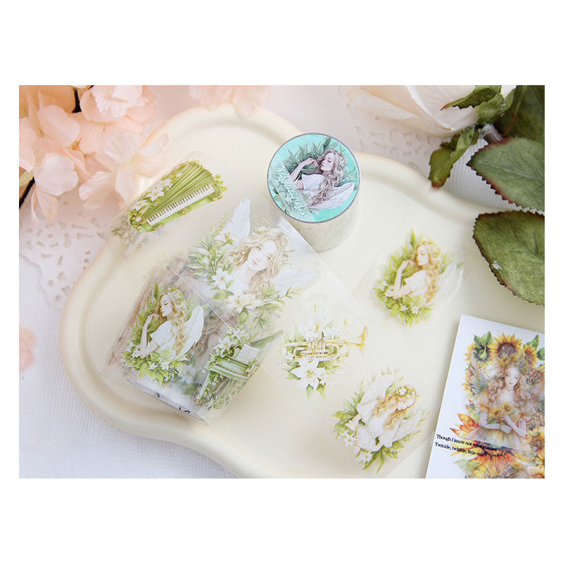 YYXZ605|R-C| - Sticker Roll| tape rhyme Wizard series pet hand curtain tape film character diy material sticker