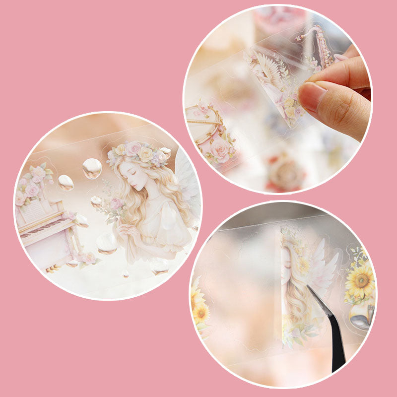 YYXZ605|R-C| - Sticker Roll| tape rhyme Wizard series pet hand curtain tape film character diy material sticker