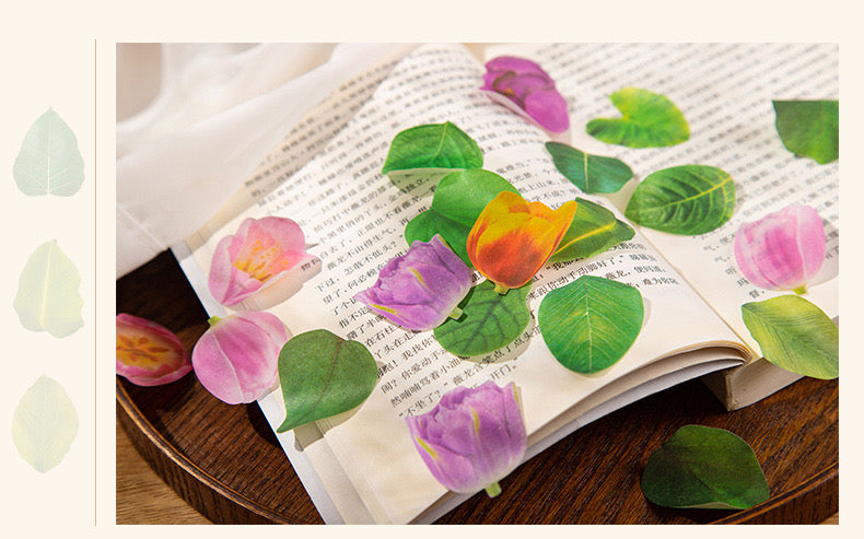 Lfhy005 Leaf Paper roll Sticker | 38*38mm