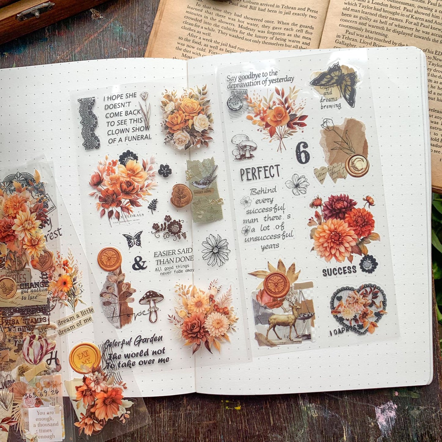 DS-THF-3-TS(KQ) | PET  Journal Paper Sticker Twilight stories | 6 sheets |95*180mm |