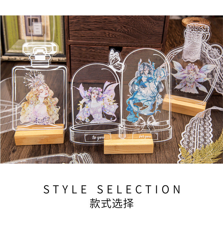 Rmlm003 Transparent Jar Sticker | Dream Collector series | 4*5 20 pcs. 95*140mm