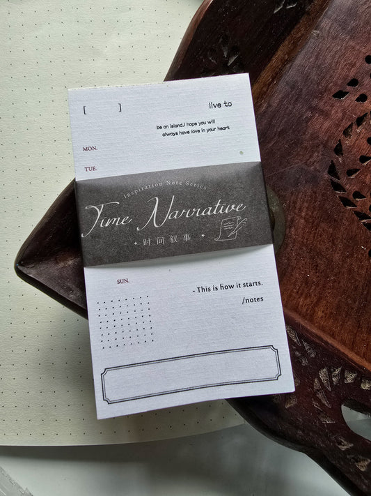 MMK05H095|G-4| Journal paper| Metarial Paper Vintage Paper |Time Narrative | 30 pcs