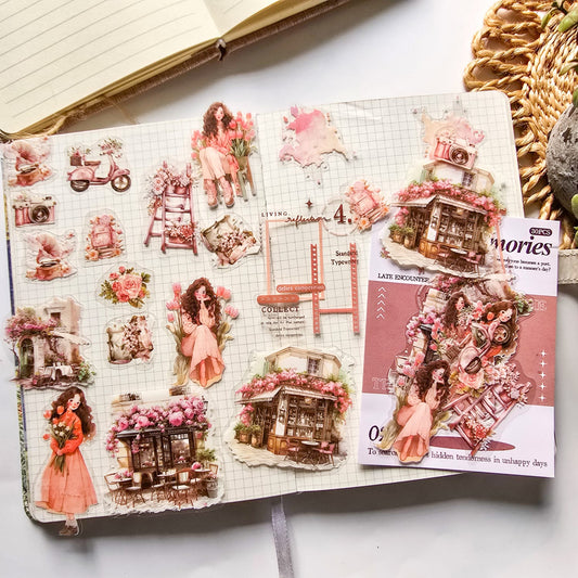 MG051-0022|G-3| Yan Ji PET sticker pack Chi Yu life series character life theme handbook decoration material 30 pieces 5 types