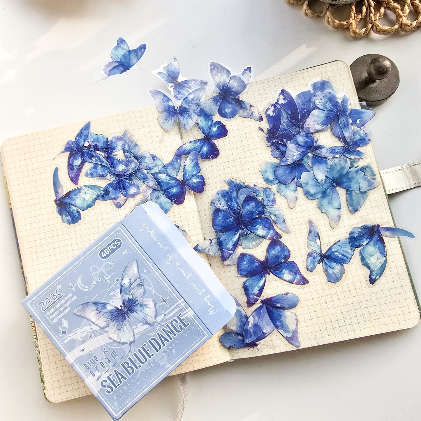 MXDY603 - pet stickers Moxiang butterfly shadow series creative stickers retro butterfly handbook material stickers
