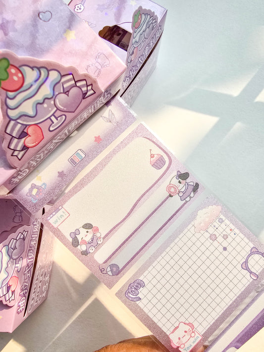 Km2759#3  - 1 pc Kawaii Sticker Roll Pink | 48 pcs Stickers | Pet Transparent Stickers | Bunny