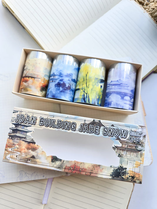Ycyy202 PET Sticker Roll Box Japanese Heritage | 4 Sticker Rolls 60mm*2m