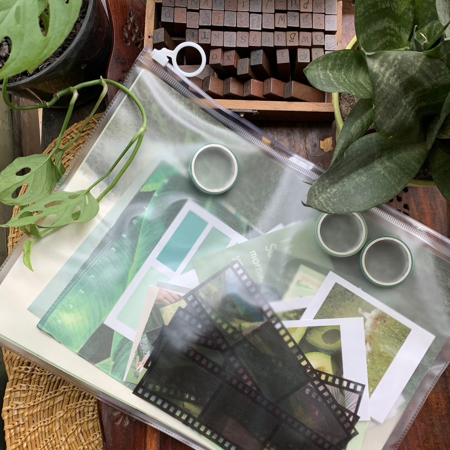 MMK17D011 -  Journal Paper, Transparent Stickers Combo | 64 Pcs | Within 210-297 mm | Journal Kit
