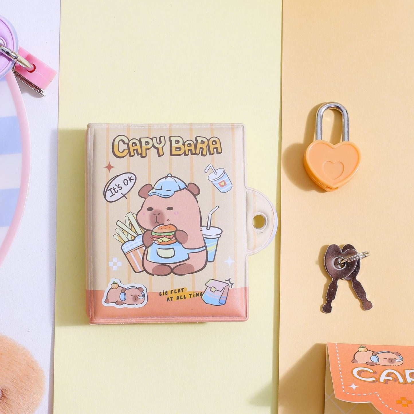 JGSBA8704 |R-B| Capy Bara | Mini Notebook | 5*6.5cm |