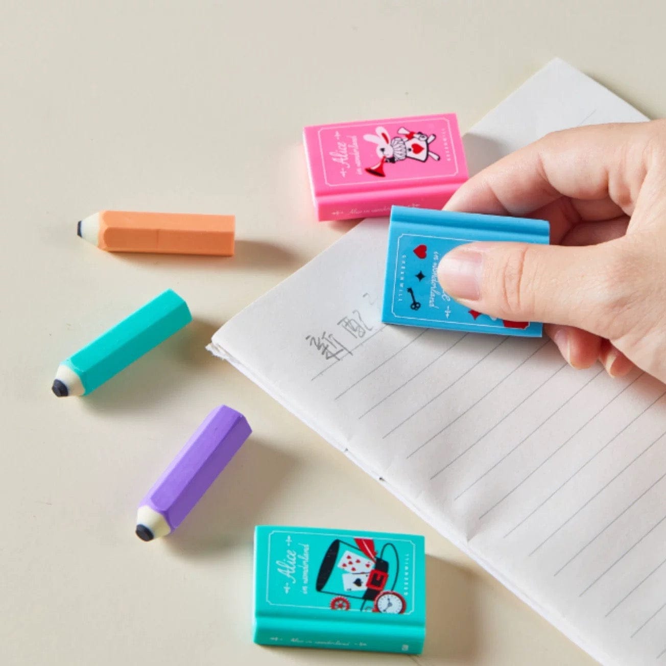 ER-5201  | Mini Book pencil Set Eraser |