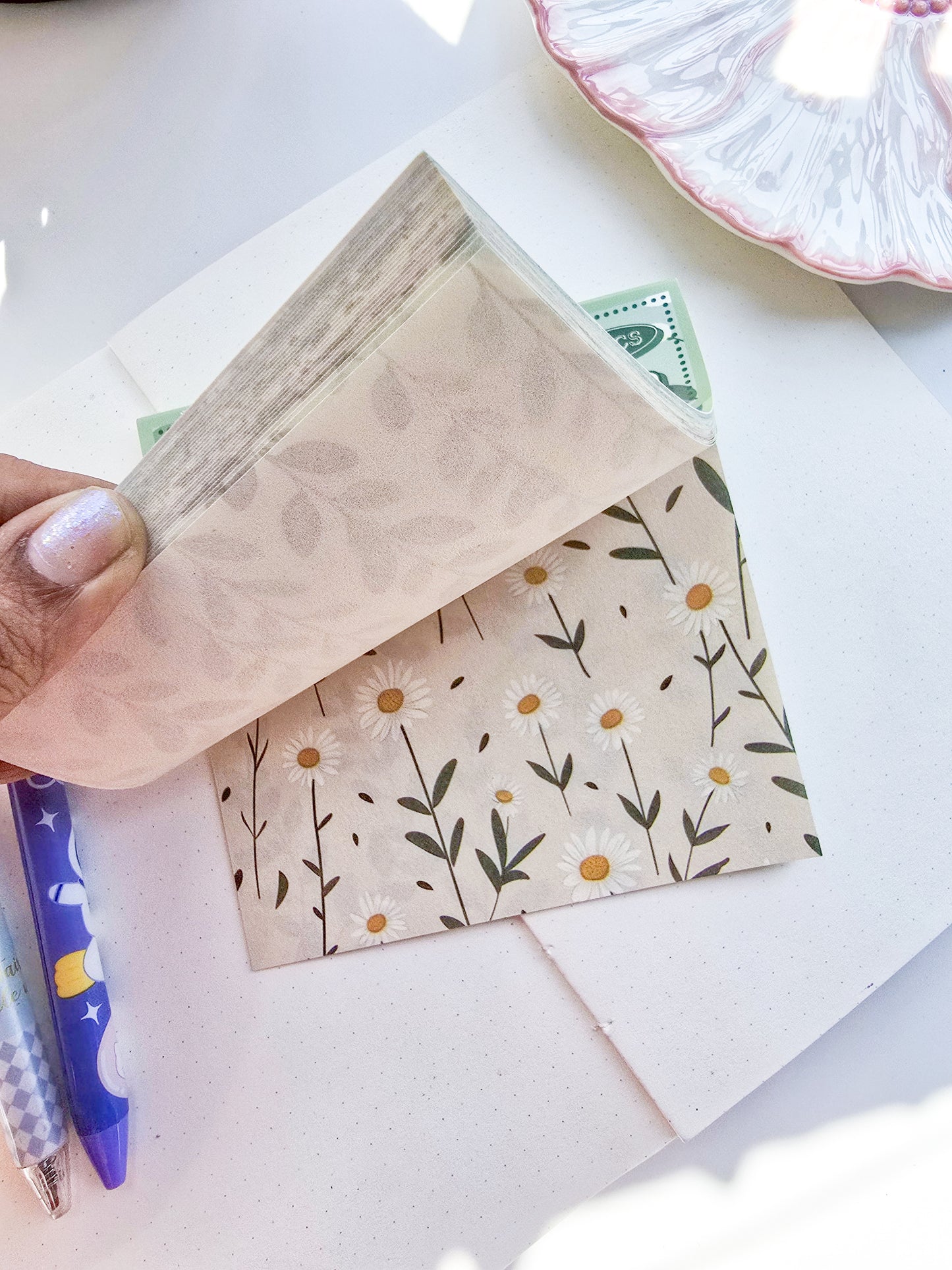NXSG-602 |G4| Promise Wind Moon|Journal Paper| Floral Vintage Paper|GreenTheme|120*120mm 30 Pcs