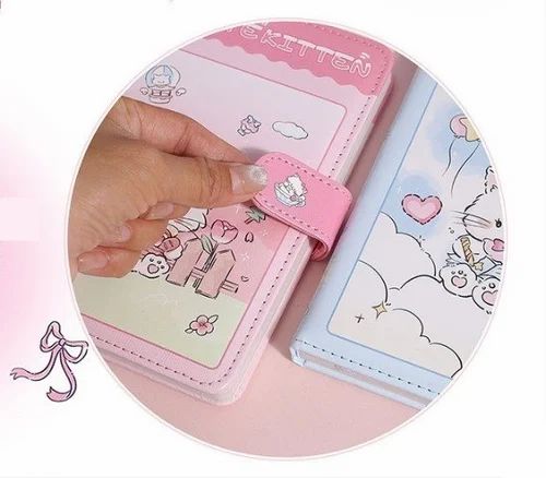 Jgpb361124 ||rf| Kawaii Magnetic Soft Fluffy Cover Diary Notebook | 12.8*18.6 cm |