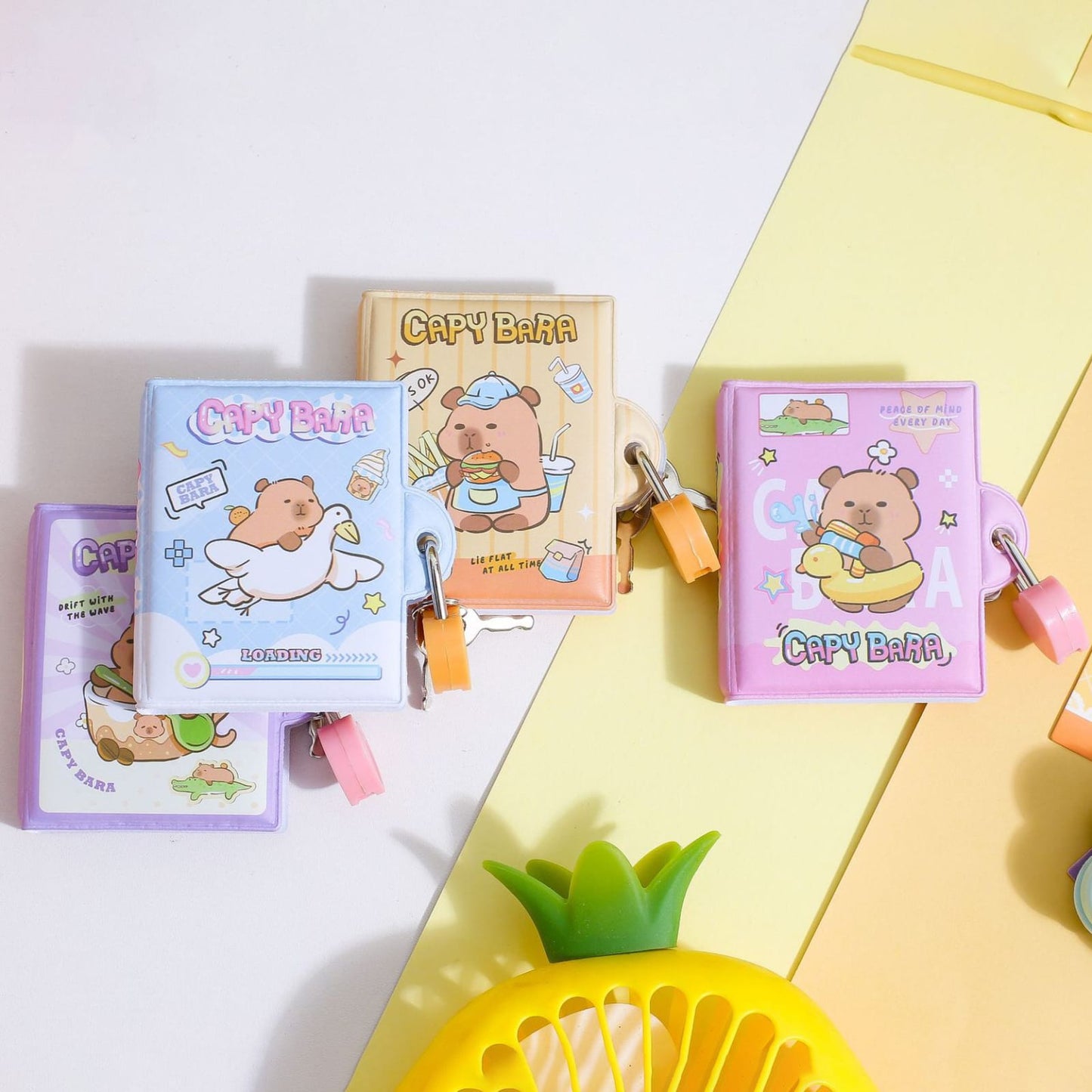 JGSBA8704 |R-B| Capy Bara | Mini Notebook | 5*6.5cm |