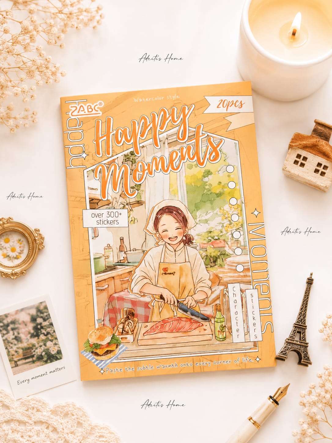 ZZPF2.0-404 | Happy Moments PET Featuring Cozy Daily Life Scenes Like Baking And Cooking |