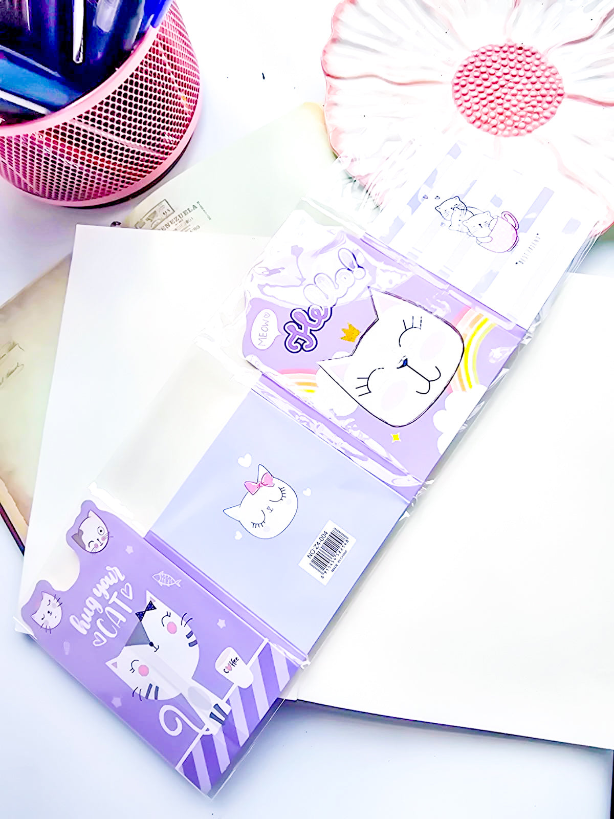 Z4-004 |Kawaii sticky note| MEOW with LOVE